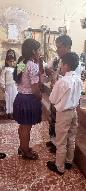 Gestern feierten wir Erstkommunion in Ravelo und Maragua Bolivien