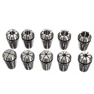 Tool Set 10 pcs ER16 Spring Collet Set for CNC milling Lathe Tool & Workholding Engraving machineMade of high-grade spring Carbon Steel