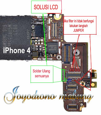 display LCD pada iPhone 4