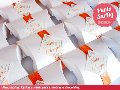 cajita personalizada almendras casamiento