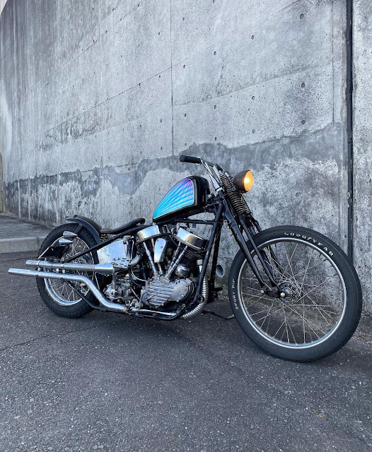 Harley Davidson Panhead By Duas Caras Cycles