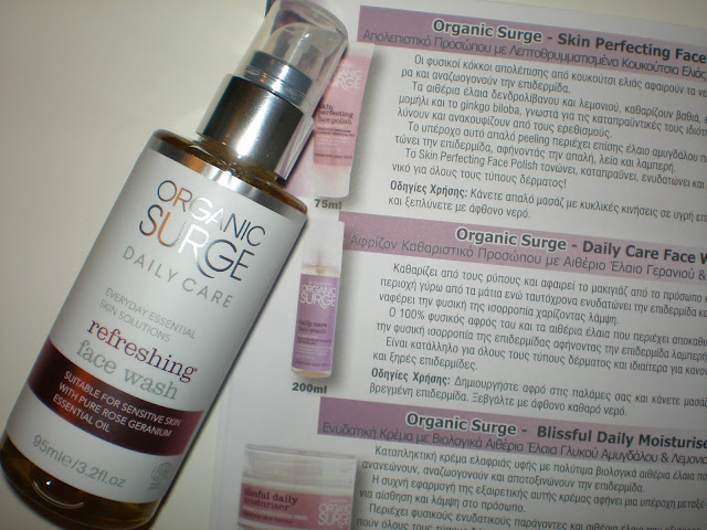 Organic Surge Refreshing face wash