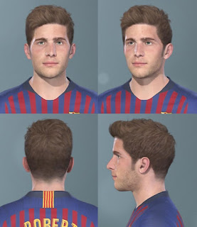 PES 2019 Faces Sergi Roberto by Messi Pradeep