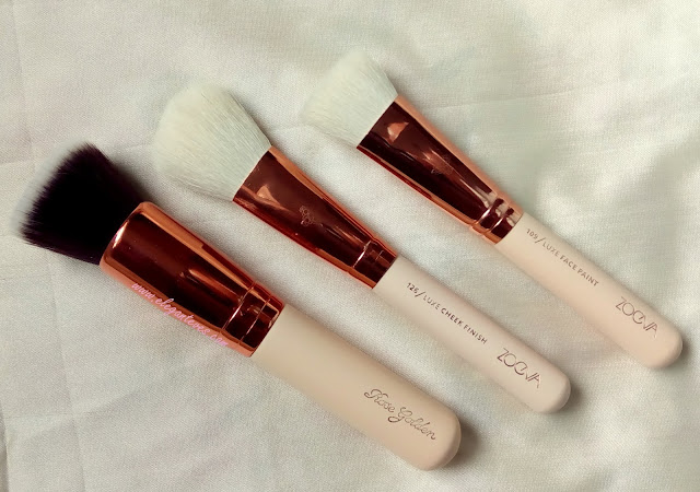 Zoeva Rose Gold Brush Set Dupe: 101 Buffer, 109 Luxe Face Paint, 126  Luxe Cheek Finish