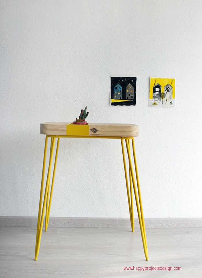 yellow hairpin legs upcycling