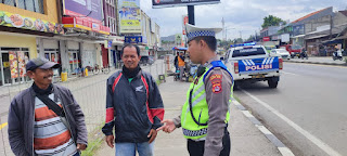 Sat Lantas Polresta Serang Kota Laksanakan Patroli Siang Hari