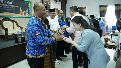 Pj Bupati Pati Apresiasi Kesiagaan Hadapi Bencana dan Wabah DBD Saat Hadiri Halal bihalal Dinas Kesehatan