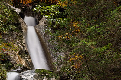 Diomaz waterfall, a closeup view