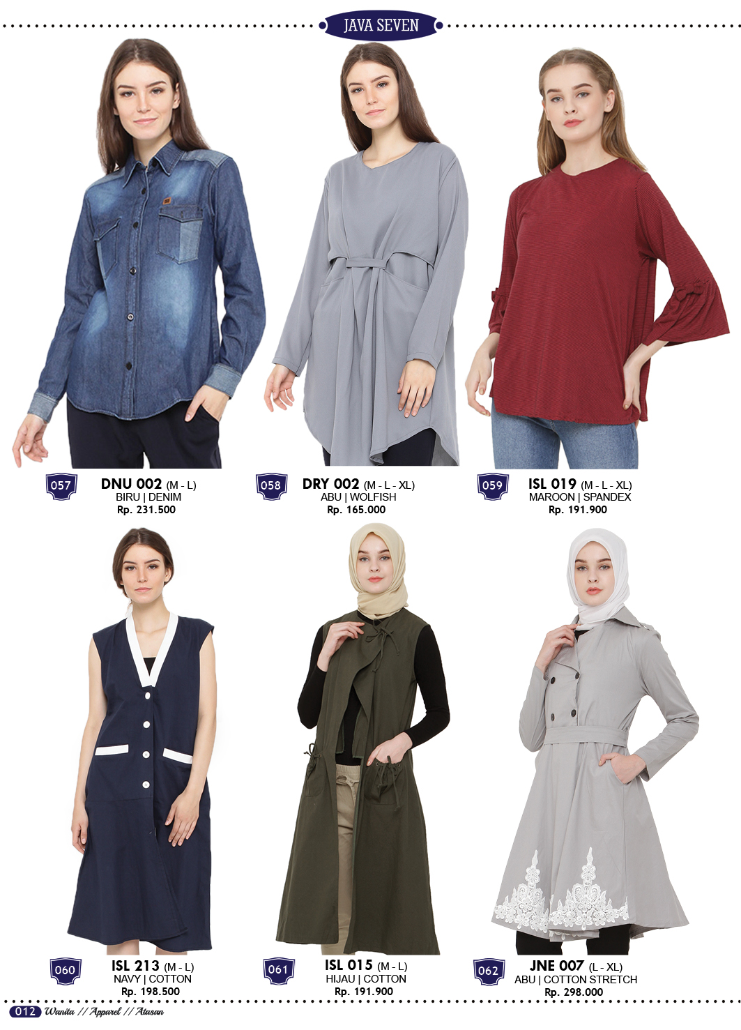 Katalog Terbaru  Java Seven 2019 2019 Fashion  Pria  Wanita 