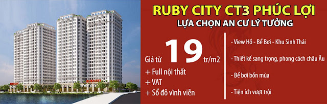 Dự án Ruby City Ct3 Long Biên