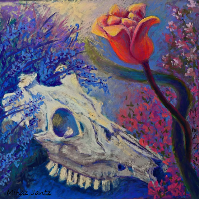 Truth or Dare: Goat Skull & Tulip by Minaz Jantz