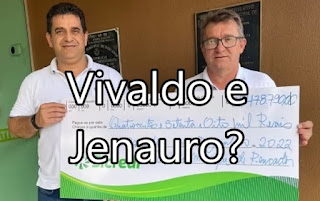 RONCADOR: VIVALDO PODE TER JENAURO DE VICE NAS ELEIÇÕES DE 2024