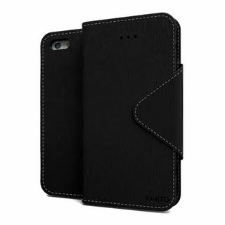 Black Apple iPhone 5 / 5S Wallet Case; Best Design with Coolest Premium [PU/Faux Leather] with Stand Feature and Magnetic Flap Closure; Functional Fashion Slim Wallet Case Cover for iPhone 5 / 5S (Release Date); Supports Apple 5 / 5S Devices From Verizon, AT&T, Sprint, and T-Mobile