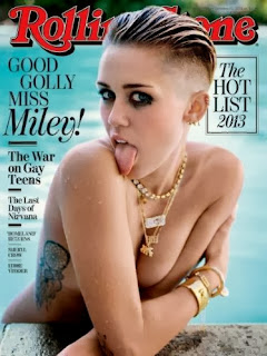 Foto Miley Cyrus Telanjang di Rolling Stones