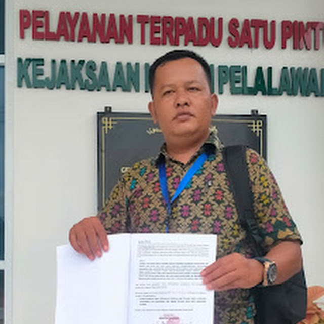 LSM KPK Resmi Laporkan Pihak Disbunak Kabupaten Pelalawan Ke-Kejaksaan Negeri Pelalawan