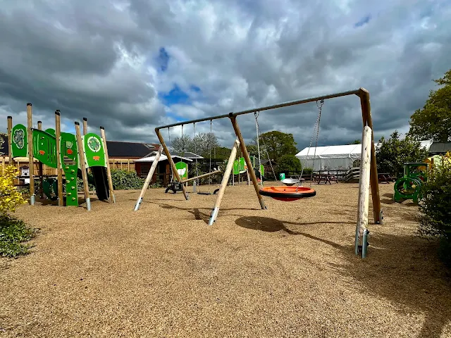 View from the corner of Hopefield Animal Sanctuary Play Area