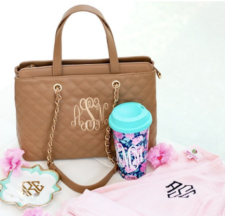 monogram purse and accessories