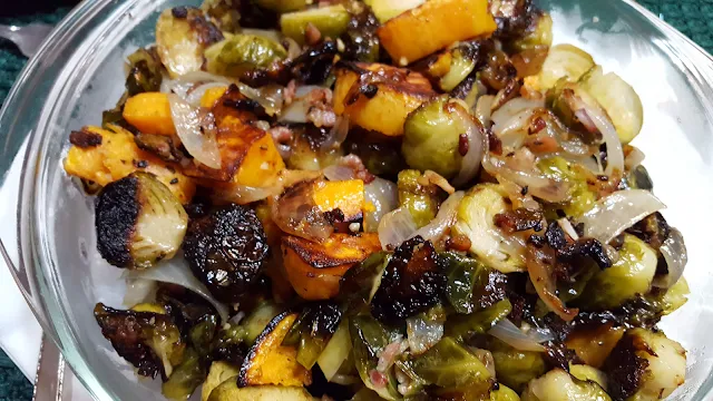 Everyone loves these oven roasted Brussels sprouts.