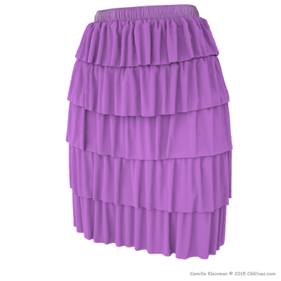 Marvelous Designer Skirt from CGElves Marvelouse Designer v5 Tuts