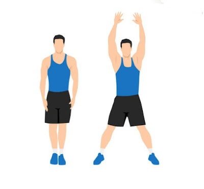 تمرين Jumping jacks من أفضل تمارين الكارديو