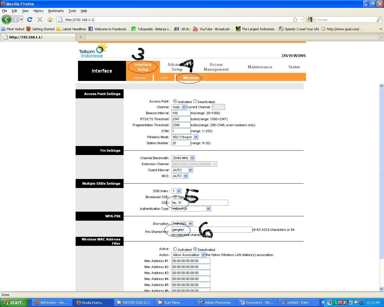 7. Klik tombol save