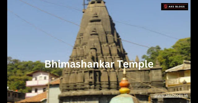 A view of the magnificent Bhimashankar Jyotirlinga temple surrounded by lush greenery