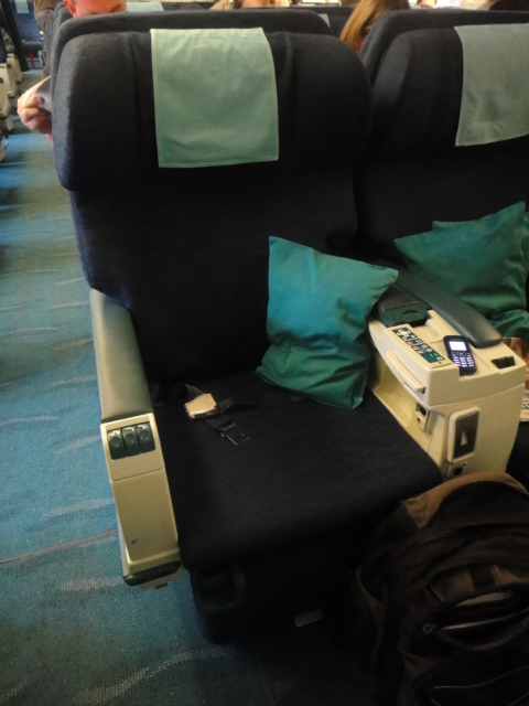 cathay pacific business class. like the Business Class
