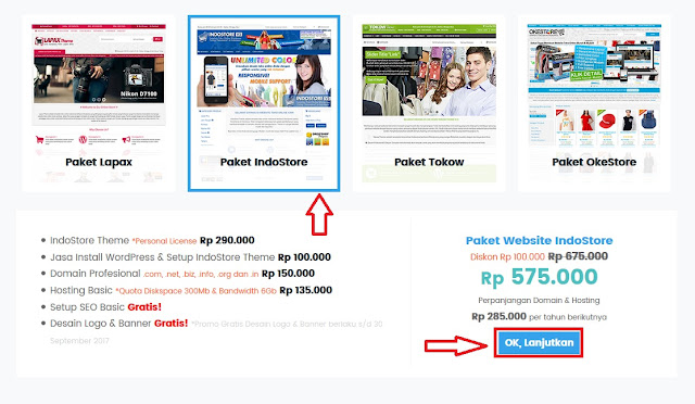 Harga Paket Toko Online Mulain Dari 500ribuan Oketheme | HENDI KIDDROCK