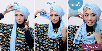 Cara Memakai Jilbab Pashmina Simple