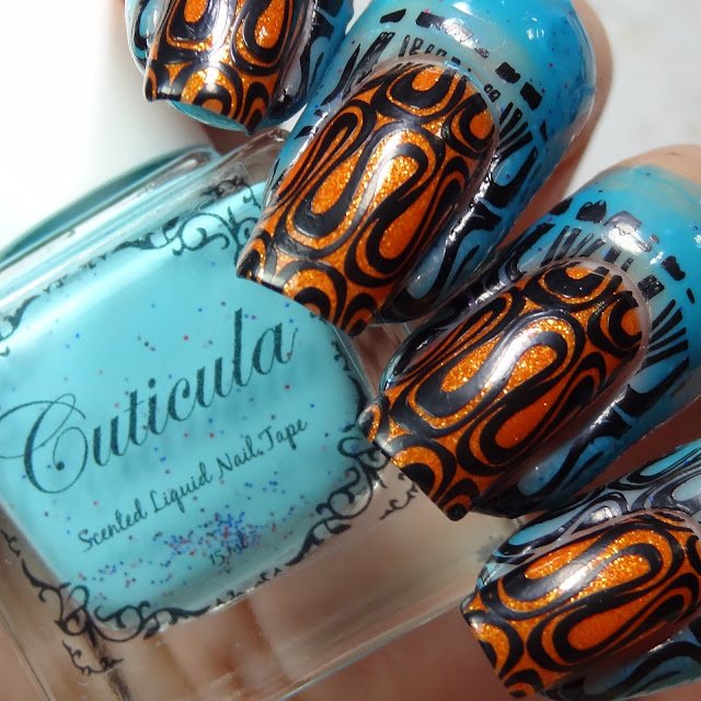 Cuticula Scented Liquid Nail Tape in the scent Rock Candy