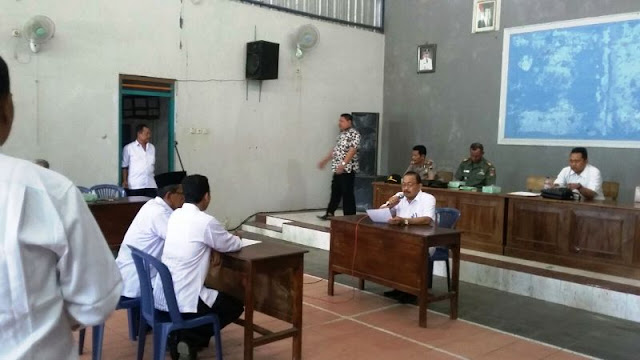 Pemdes Tambahmulyo Jakenan, Uji Calon Perangkat Desa