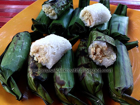 Resep Lemper Ketan Kukus, Bakar Untuk Lebih Beraroma 