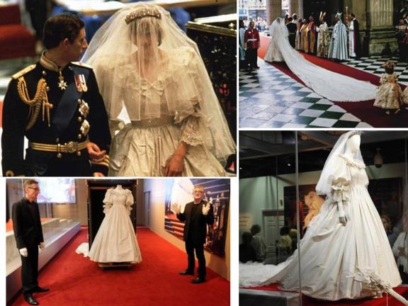 princess diana wedding dresses. pictures princess diana#39;s