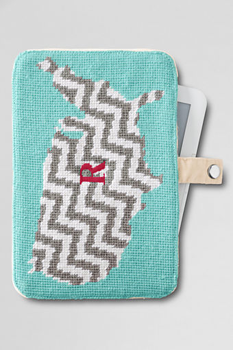 USA needlepoint ipad case