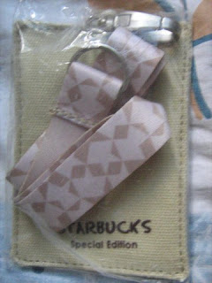 Starbucks Coffee Malaysia Asia Beige card caddy