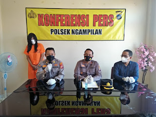 Polsek Ngampilan Gelar Konferensi Pers Ungkap Kasus Penggelapan Mobil