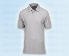 Camisa Polo color blanco