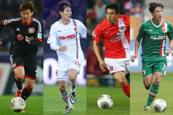 Pemain Sepakbola Korea Selatan Di Klub Eropa, Musim 2014-15