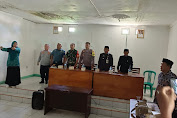 Danramil 0622-02 / Palabuhanratu Hadiri Pelantikan PJS Kepala Desa Cibodas 