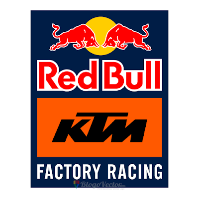 Red Bull Ktm Factory Racing Logo Vector Blogovector