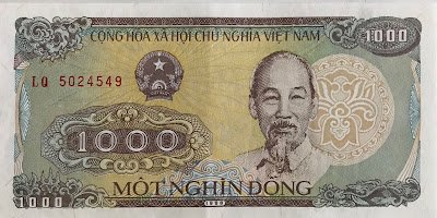 1000 Dong vietnam banknote