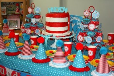 Seuss Baby Shower Theme on Dr Seuss Party Inspiration Toddler Childrens Birthday Parties Baby