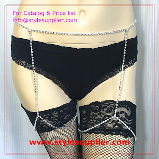 garter belt rhinestone