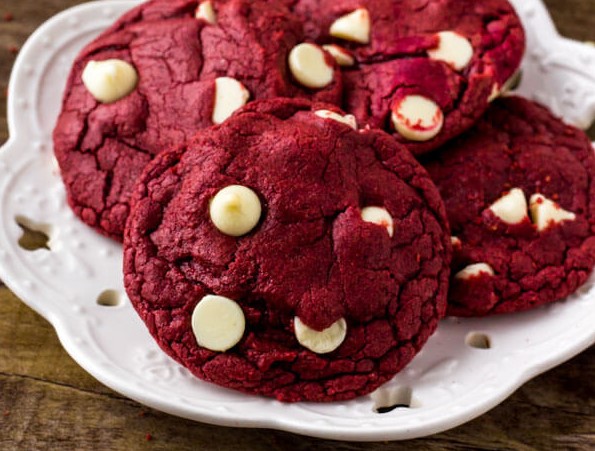 RED VELVET CAKE MIX COOKIES