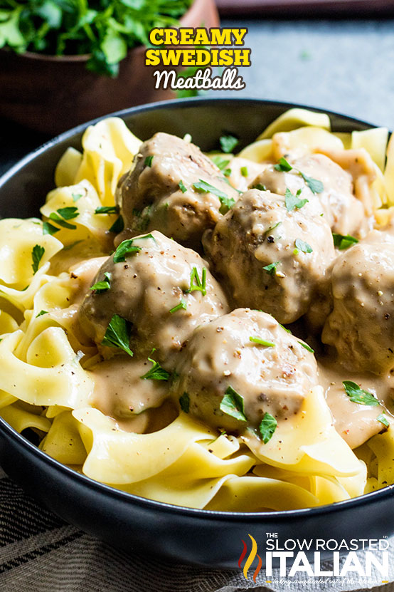  are a traditional Swedish dish with perfectly browned Creamy Swedish Meatballs + VIDEO