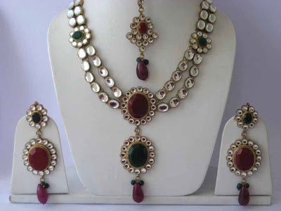 Indian Kundan Jewellery Sets Designes