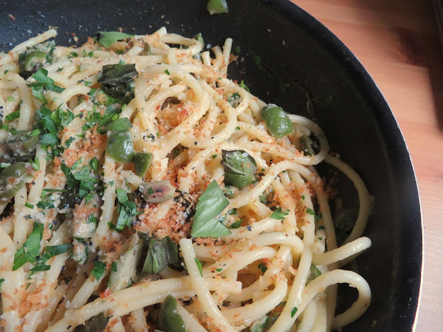 Lemon & Green Olive Pasta