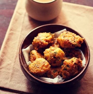 Some Special making for Snack Vegetarian with Rice Pakoda sliced veggies recipe