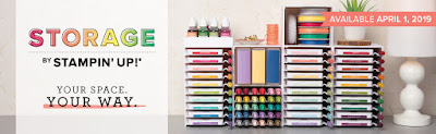 New Storage system for craft supplies by Stampin'UP!