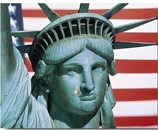 Donald Trump, COVID-19, Coronavirus, Ugly America, human rights, racism, discrimination, human rights violations, crimes against humanity, the Statue of Liberty crying